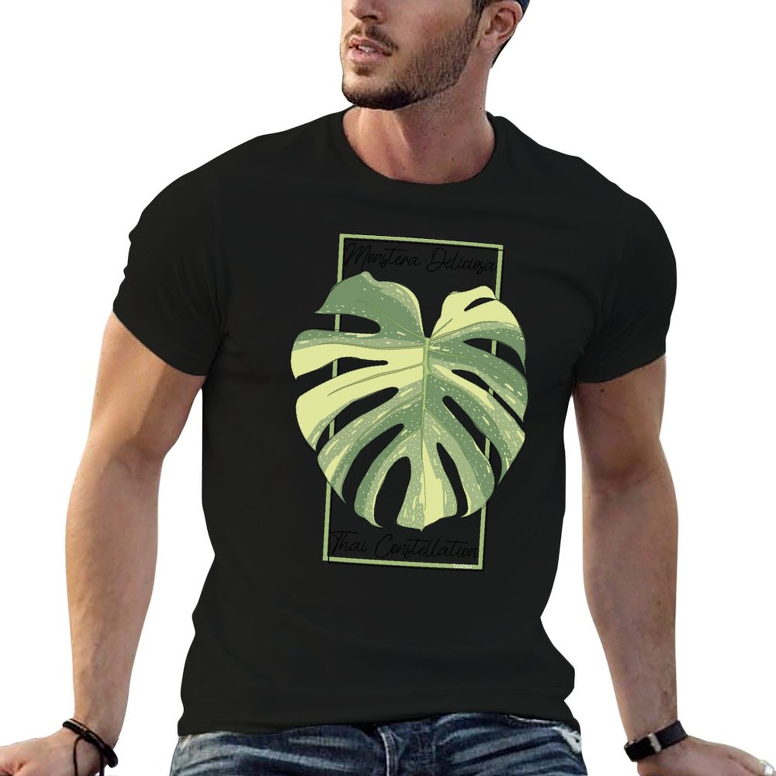 Monstera Thai Constellation - تي شيرت Monstera Thai Constellation Botanical