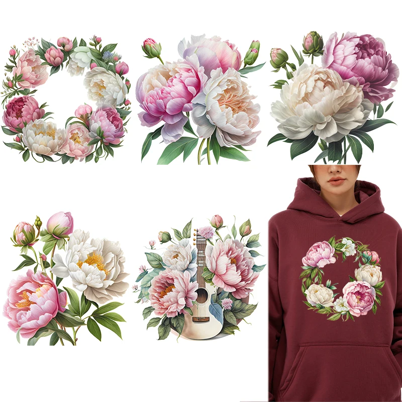 Plant Parent Hoodie - ملصقات حرارية DTF على شكل زهور